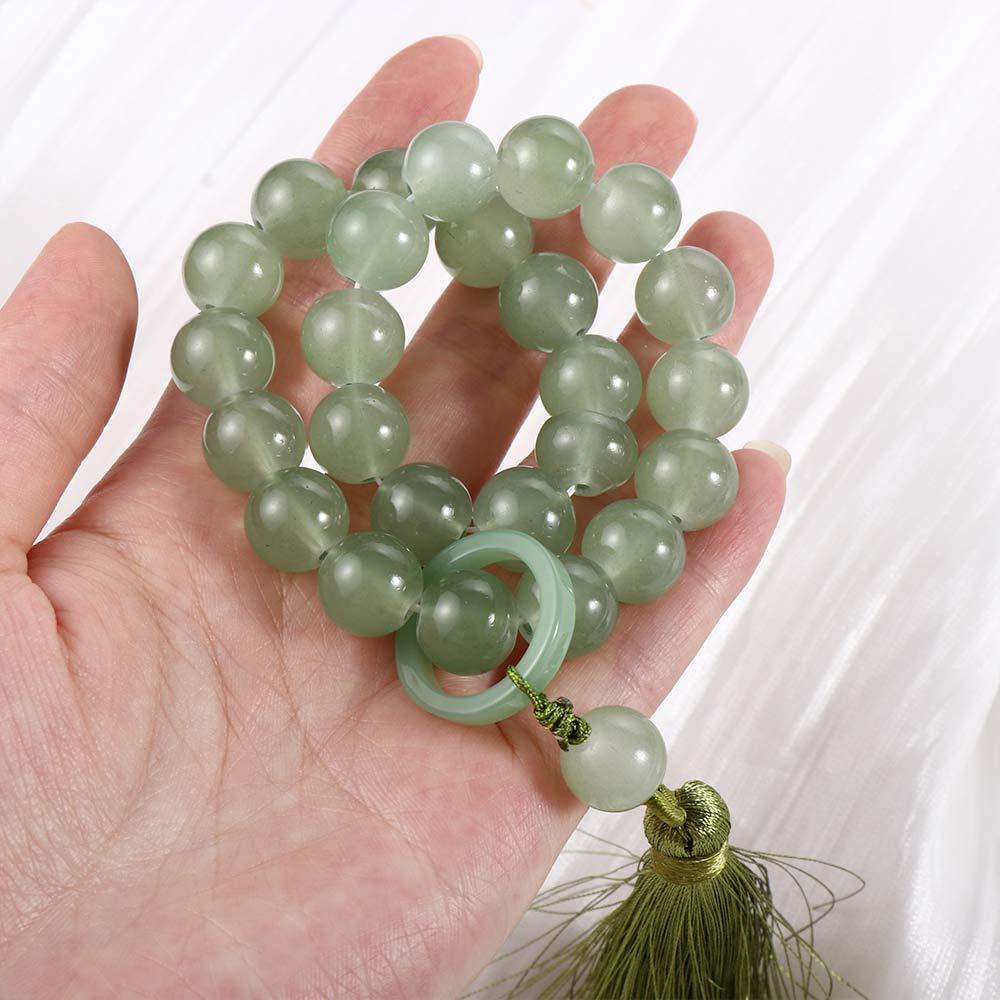 Bangles Green Beads Chinese Style Bracelets Stone Bracelets Antique Bracelet Female Hand Chain