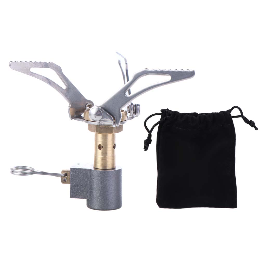 

Stainless Steel Camping Stove Head Portable Durable Folding Stove Head Mini Dedicated Barbecue Stove Head Outdoor