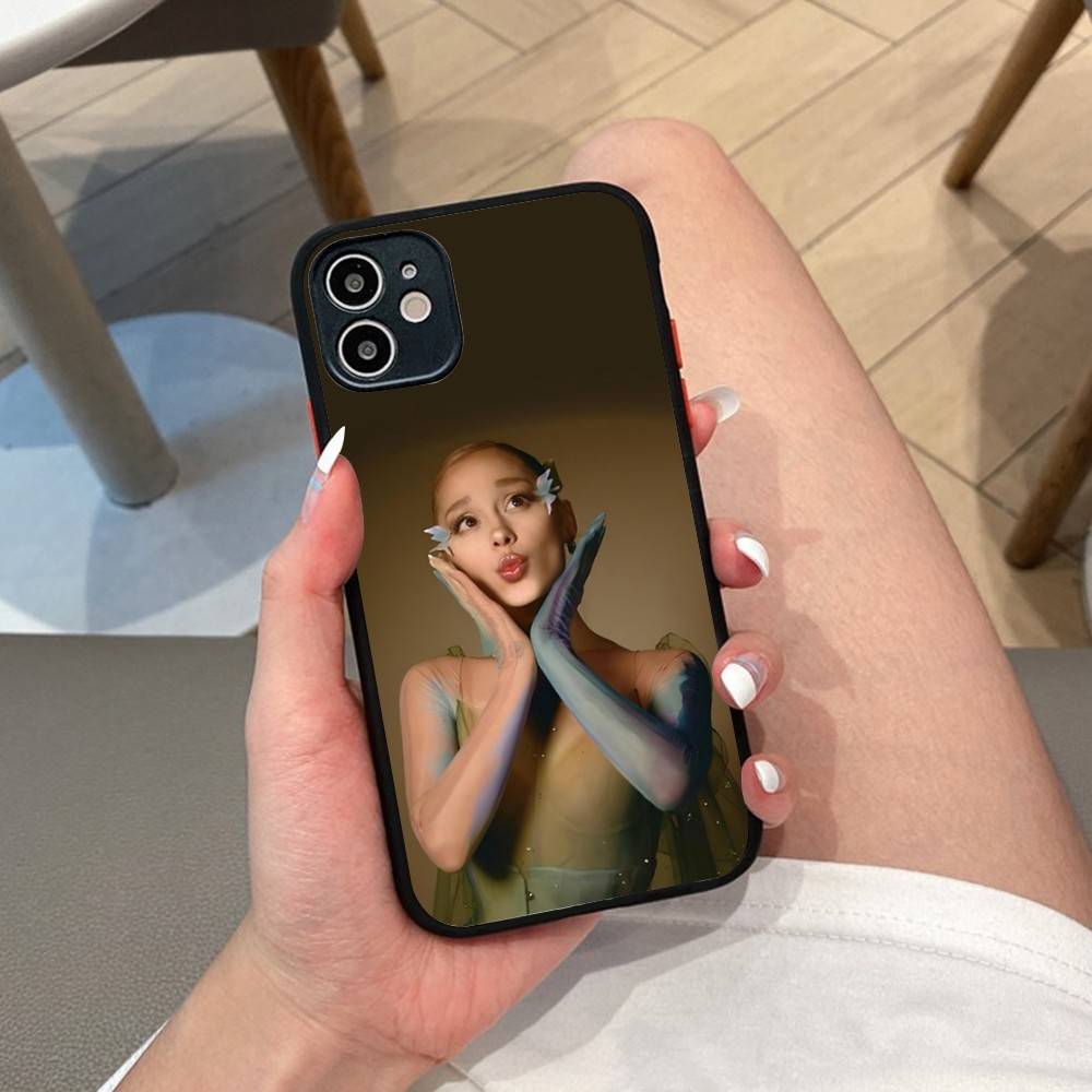 A- Ariana G-Grande Phone Case For IPhone 14 11 12 13 Mini Pro Max 8 7 Plus X XR XS MAX Translucent Matte Cover