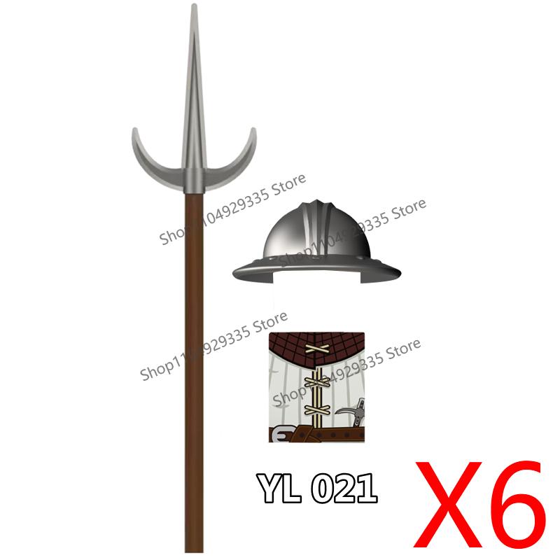 Medieval Castle Figure Building Blocks Crow Serpent Soldier Greek Roman Crusader Knights Templar Compatible Bricks Toys Gift Z03