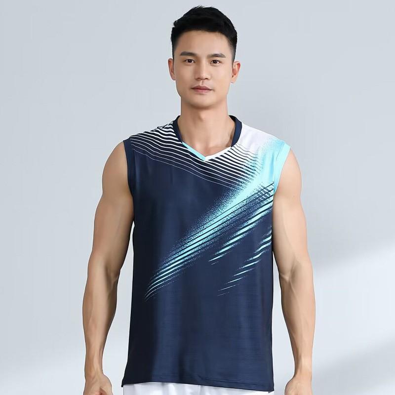 Quick Dry Breathable Badminton Tank Top Shorts Set Men Women Tennis Table Volleyball Training Competition