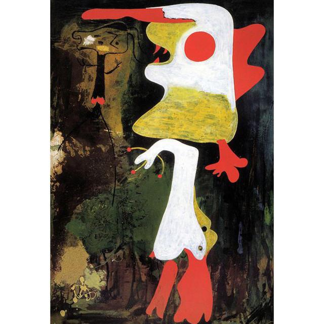 Joan Miro Surrealismus Umělecké Plakáty a Reprodukce Obrazy na plátně Obrazy na zeď Moderní Abstraktní Dekorativní Home Decor Bez rámu
