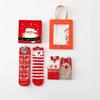3D Cartoon Christmas Stocking Gift Set: Cute Mid-tube Women’s Socks for Autumn & Winter
