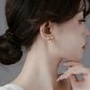 Japanese Korean Fashion Delicacy High Quality Lettered D Ear Stud Friends Banquet Wear BEEKING WOMEN'S Jewelry Earrings 2022