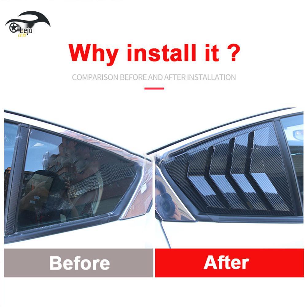 Mazda 3 Axela Rear Window Louver (Bright Black, 2020-2022)
