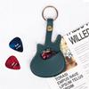 Multipurpose Guitar Pick Pouch Guitar Pick Holder Guitar Shape Pick Storage Bag Protective Pick Holder Case for Picks