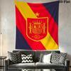 Spain national football team Wall Tapestry Aesthetic Wall Hanging Printed Fabric Blanket Decorative Tapestries for Bedroom Living Room Home Decor