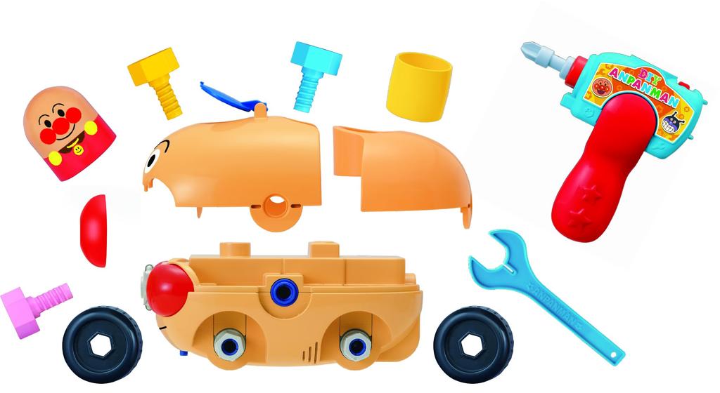 Anpanman DIY Build a Nose Anpanman Pop-Up Punch! Screw-Screw