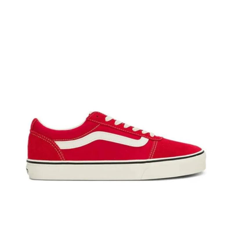 Vans Ward Fashion Versatile Comfortable Shock Absorbing Durable Low Top Casual Shoes Kids Sneaker Red VNOA5HTSBOP