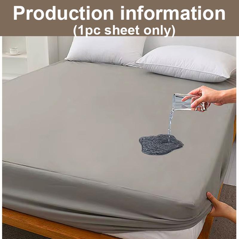 

1 шт. Удобные простыни Высокое качество Водонепроницаемая простыня на резинке Двуспальные/Односпальные простыни Мягкое постельное белье Наматрасник Все сезоны Несколько размеров 90*200*30cm（only sheet）