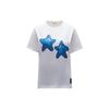 SS22 Star Geometric Pattern Printed Round Neck Short Sleeve T-Shirt Women T-Shirt Optical-White H20938C00019M2050001