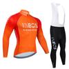 Pro Cycling Jersey Autumn Riding Long Sleeves Men Cycling Bib Set Bicycle Clothing Spring MBT Breathable Bike Clothes