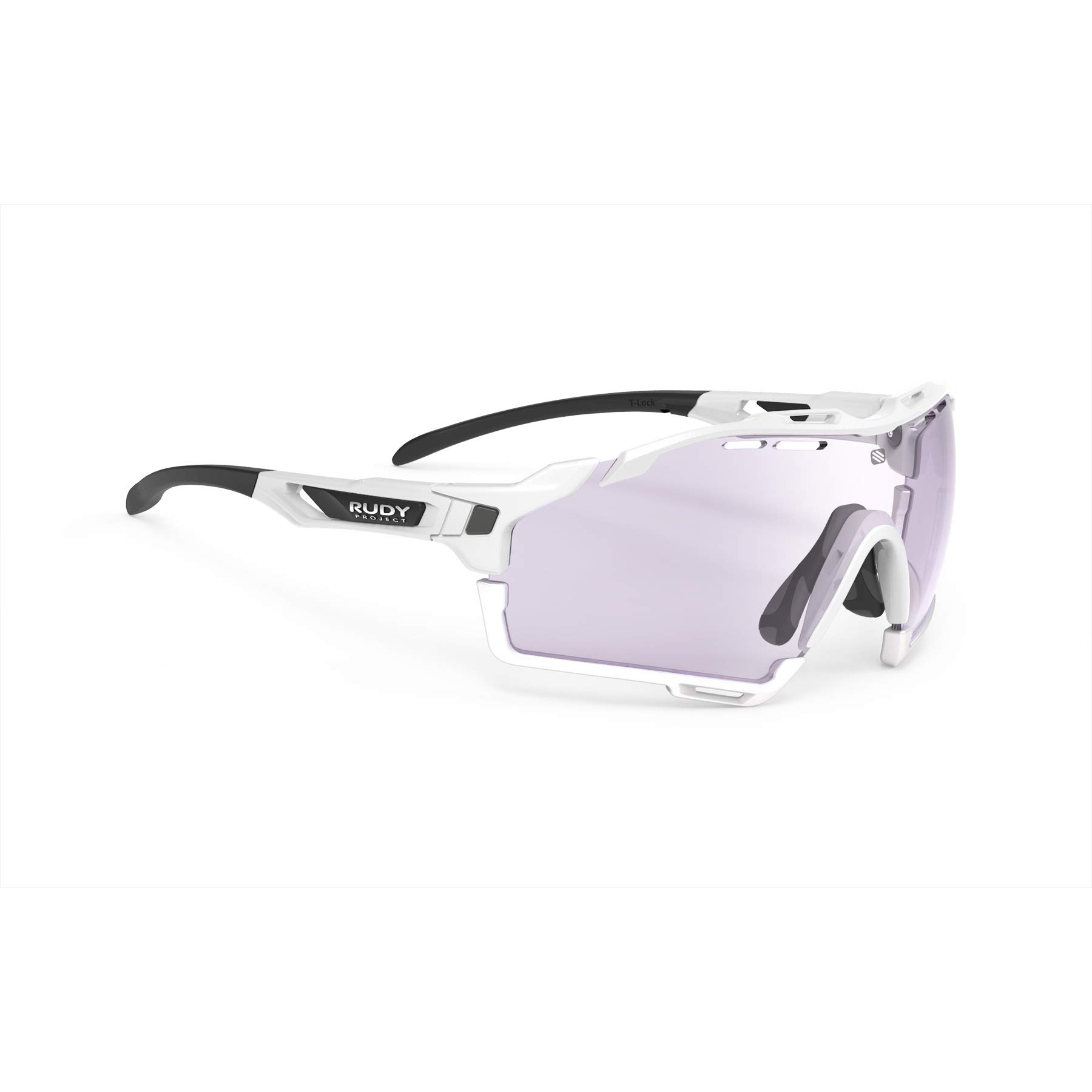 

Rudy Project CUTLINE Sports White Frame with ImpX2 Photochromic Purple Lenses and White Sunglasses, Bumper, SP637569-0008