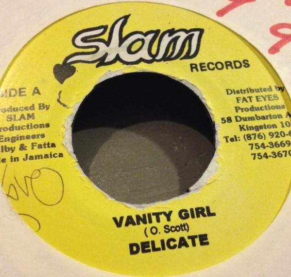 

7inch Record DELICATE / ANTHONY MALVO - Vanity Girl / Dancehall Fever NONE Slam Records Jamaica Reggae, Ska & Dub Used
