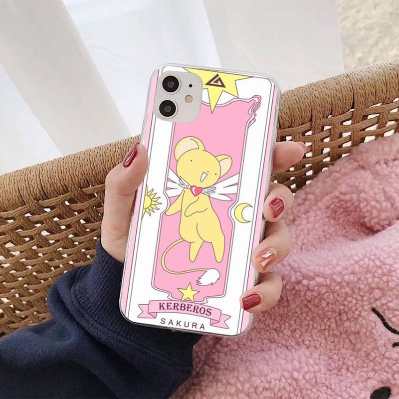 Cardcaptor Sakura Magic wand Moon Phone Case pro iphone 13 8 7 6S Plus X 5S SE 2020 XR 11 12 mini pro XS MAX