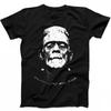 Black Design Inspired by the Classic Horror Movie Frankenstein Halloween Fun Gift Tshirt