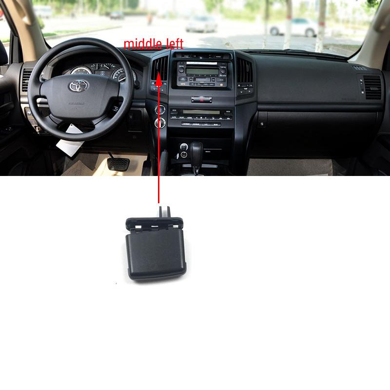 Car Front Dashboard Air Conditioner Outlet A/C Air Conditioning Vents Tab Clip For Toyota Land Cruiser LC200 FJ200