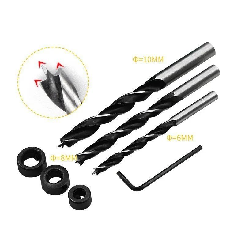 Woodworking Hole Locator Set 7/14PCS Adjustable Drilling Positioning Tool Punching Locator for DIY Projects