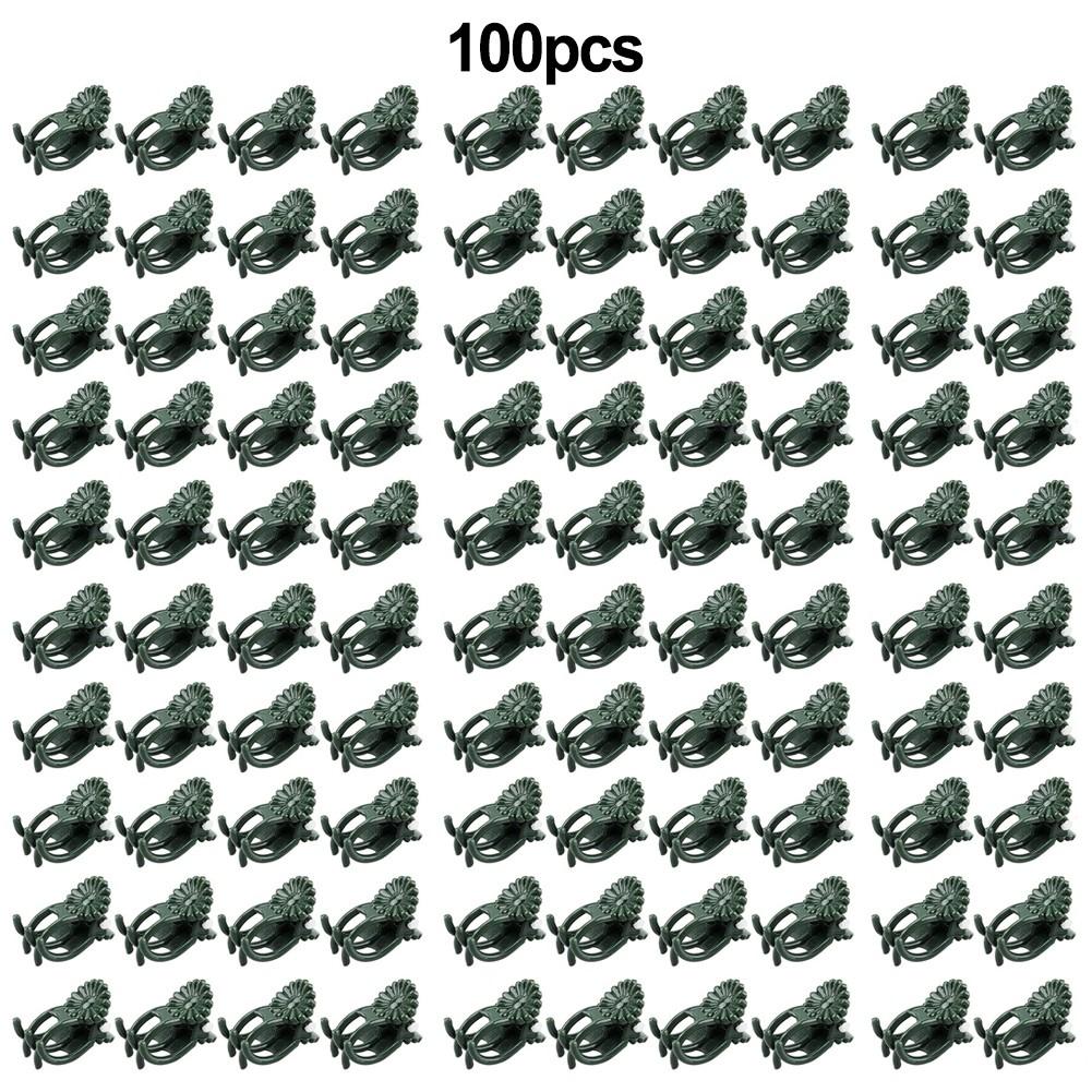 Flower Support Clamp Orchid Clips Climbing Vine Stem Clasp