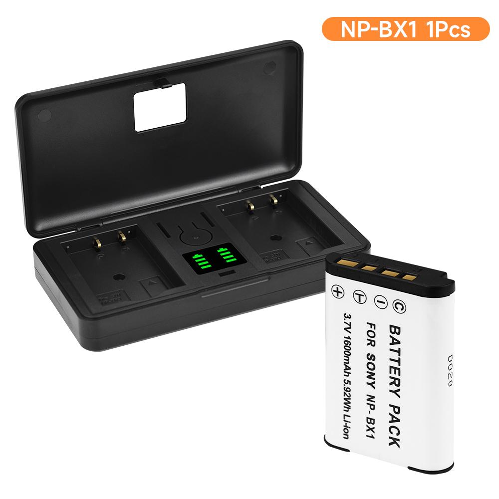 

Аккумулятор PALO NP-BX1 np bx1 + чехол для зарядки ЖК-дисплея на 2 слота для Sony DSC-RX100 DSC-WX500 IV HX300 WX300 HDR-AS15 X3000R MV1 AS30V 1battery+1charger