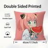 Anime Cute S-SpyX Family Pillow Case Sofa Decorative Home Double-sided Printing Short Plush Cushion Cover Throw Pillow Cover