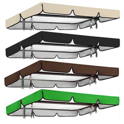 Housse de Canopée Pare-Soleil de Rechange Imperméable Housses Anti-Poussière Tissu Balancelle de Jardin
