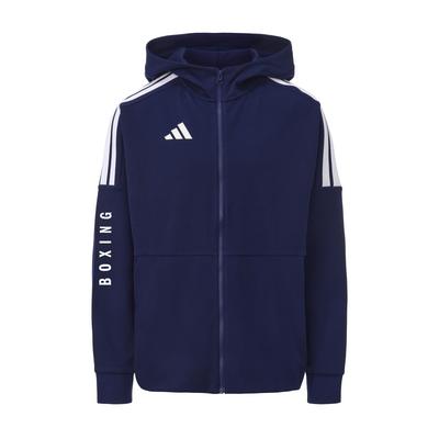 Boxing Series 3-Stripes Casual Versatile Retro Classic Stripe Jacket Unisex Jacket Navy-Blue CLTR02JBX-DBW