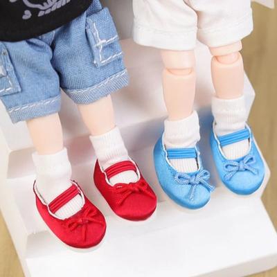 1 Pair High Street Fashion OB11 Ballet Shoes Multi-color Cartoon 1/12 Bjd Shoes Cloth 1 Pair 1/12 Bjd Casual Shoes DIY