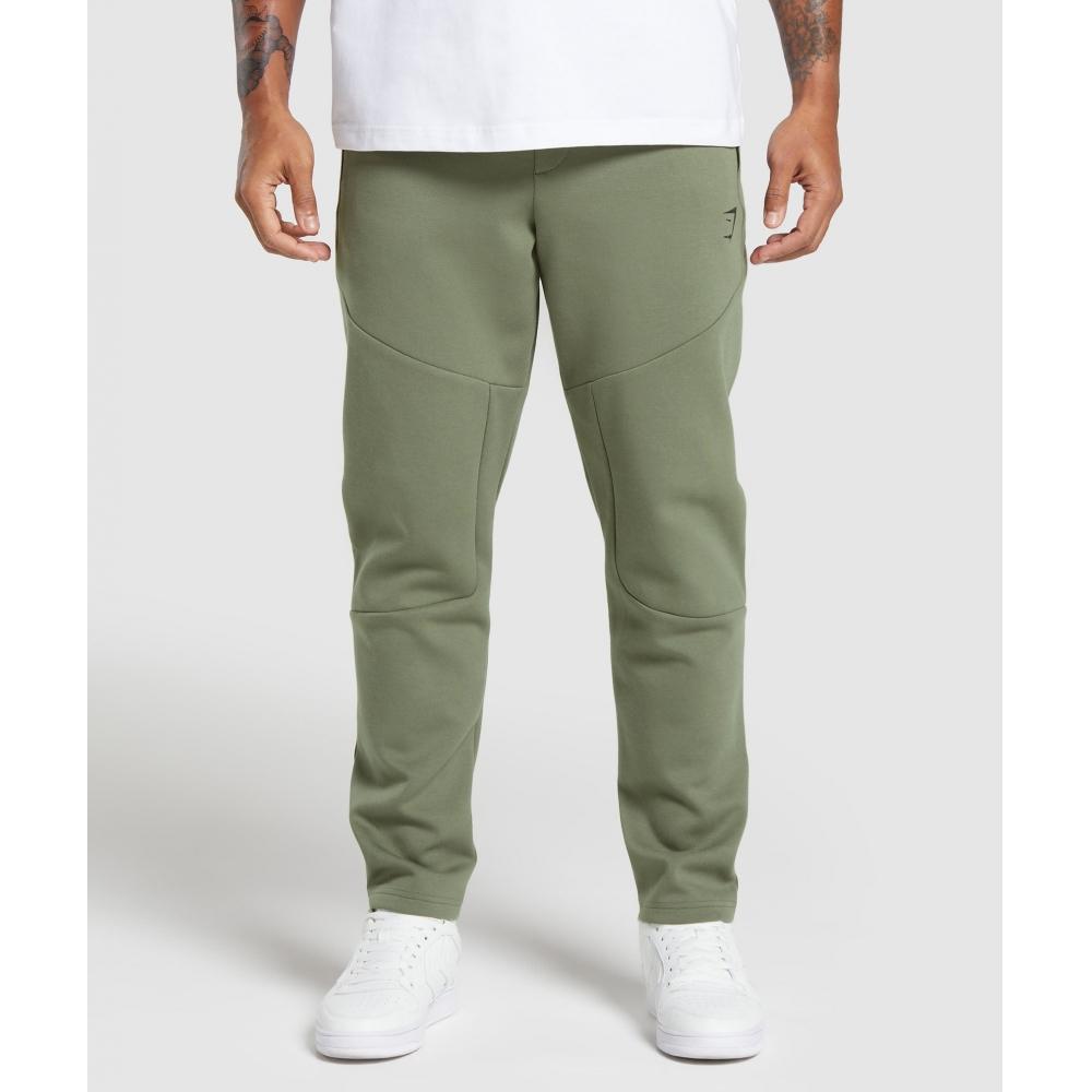 

База для джоггеров GYMSHARK Interlock Tech, зеленая A5A4O ECH1 XS