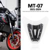 For YAMAHA MT07 2021 2022 2023 2024 Motorcycles Accessories Windshield Windscreen Air Wind Deflector With Bracket MT-07 MT 07