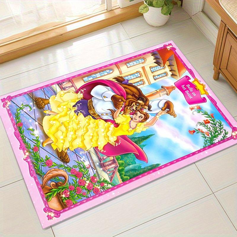 

1pc. Beauty and the Beast Inspired Home Decor Rug - Perfect for Living Room, Office | Unique Gift Idea for Disney Fans | Soft and Comfortable 60cm by 90cm