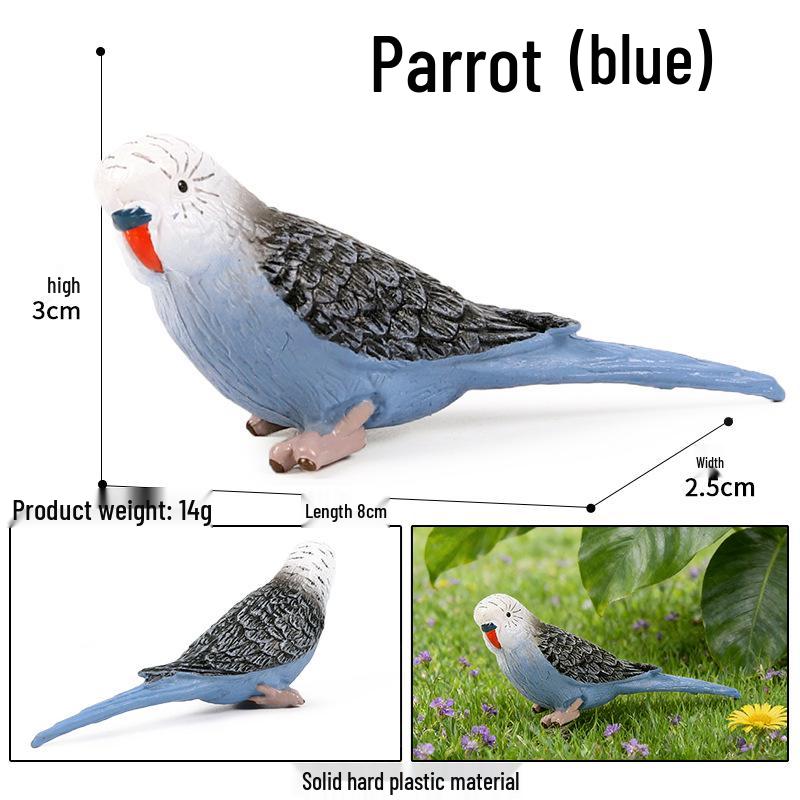 Children's Animal Simulation Toy Set: Eagle, Falcon, Secretary Bird, Owl Figurines