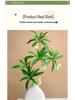 Lifelike Artificial Flower Arrangement - Potted Green Plants for Indoor Decoration in Living or Dining Rooms.