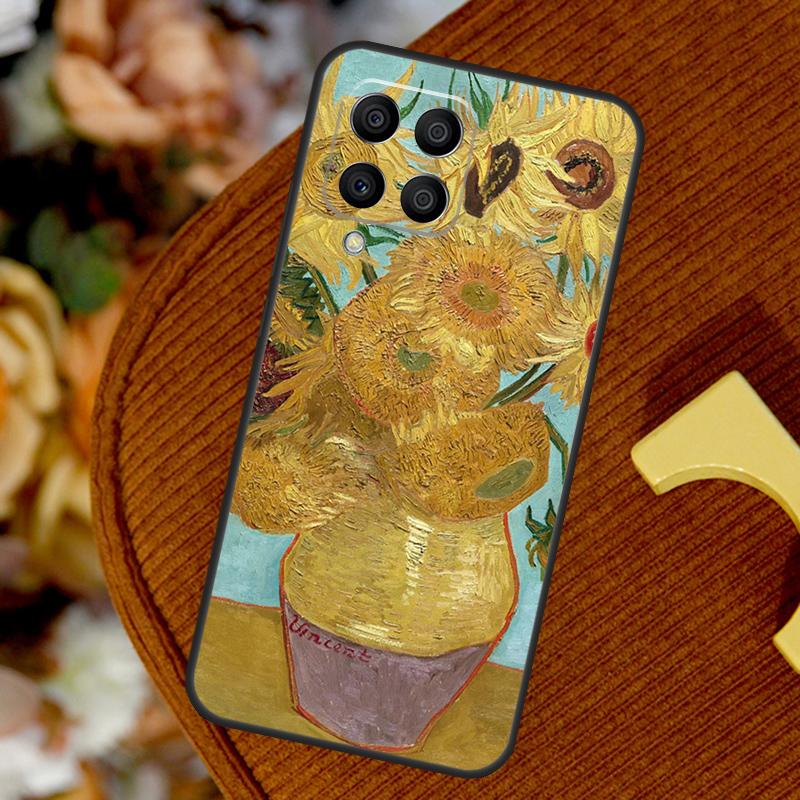 Paintings Starry Night Gogh For Samsung Galaxy M14 M34 M54 M12 M32 M52 M53 M33 M13 M20 M15 M55 M31s M30s M21 M51 Case