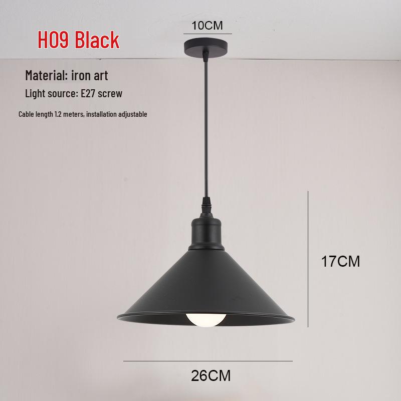 Retro Industrial Pendant Light - Nordic Style for Dining and Office Spaces