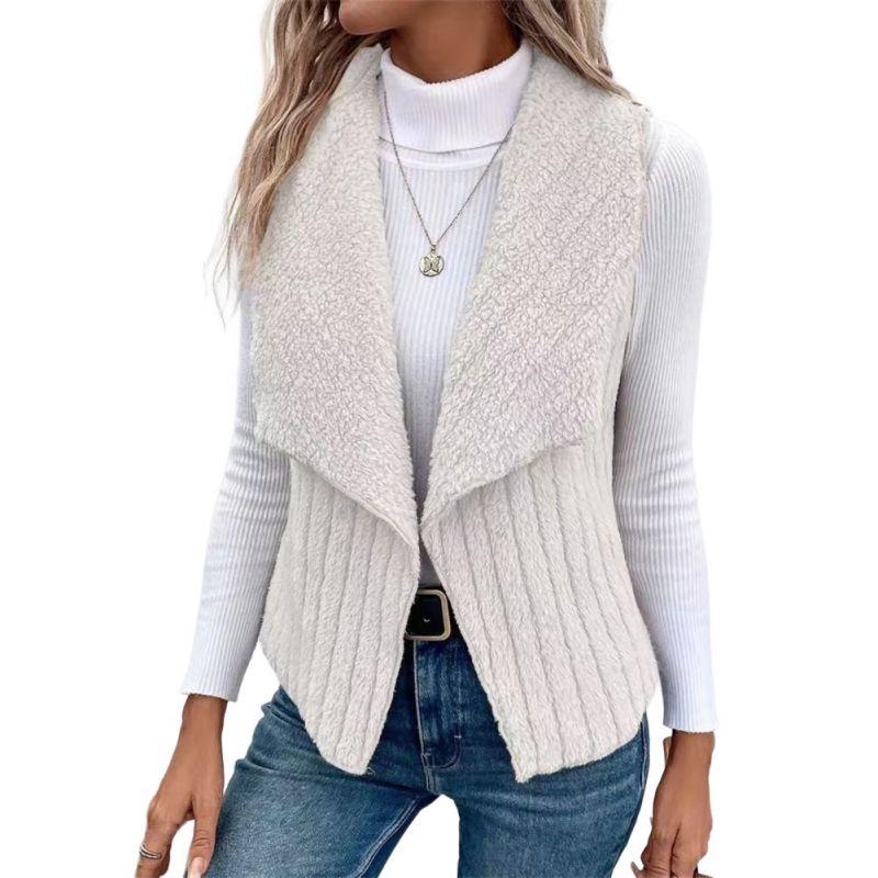 Женский однотонный элегантный модный жилет, универсальный и стильный S