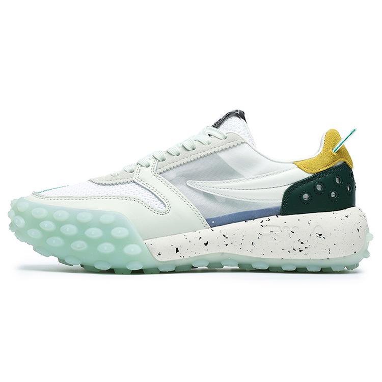 FILA Gara Sport Shoes  White Green Black  Women s F12W223105FWF 37.5