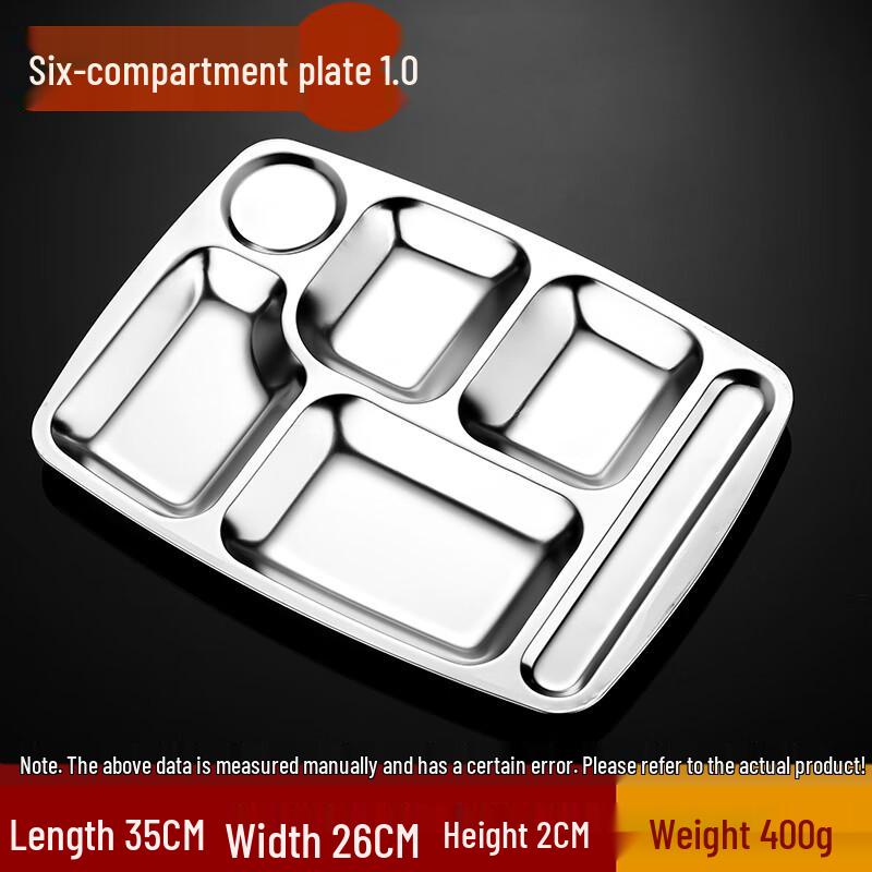 Morona Stainless Steel Segmented Meal Tray