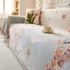 1Pc Chenille All-Inclusive Sofa Blanket Floral Sofa Throw Blankets With Tassel Anti-Cat Scratches Dogs Sofa Slipcover Home Decor