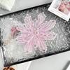 Beaded Organza Clothing Fabric Patches Colorful Flower Embroidery Patch  Dress