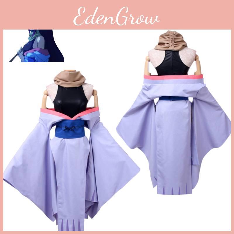 Full Set Of Xiaolin's Dragon Maid Cosplay Costume Elma Lucoa