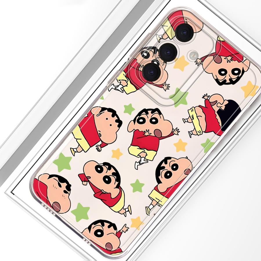 Cute Crayons Shinchan Phone Cover Case for Samsung Galaxy A54 A15 A55 A23 A14 A16 A26 A24 A33 A52 A36 A13 A34 A35 A56 A50 A25