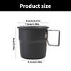 Camping Kaffeetasse Küche Kochen Trinkwasser Tasse Outdoor Küche Ausrüstung Reise Kochgeschirr Trinken Tasse Tourist Becher