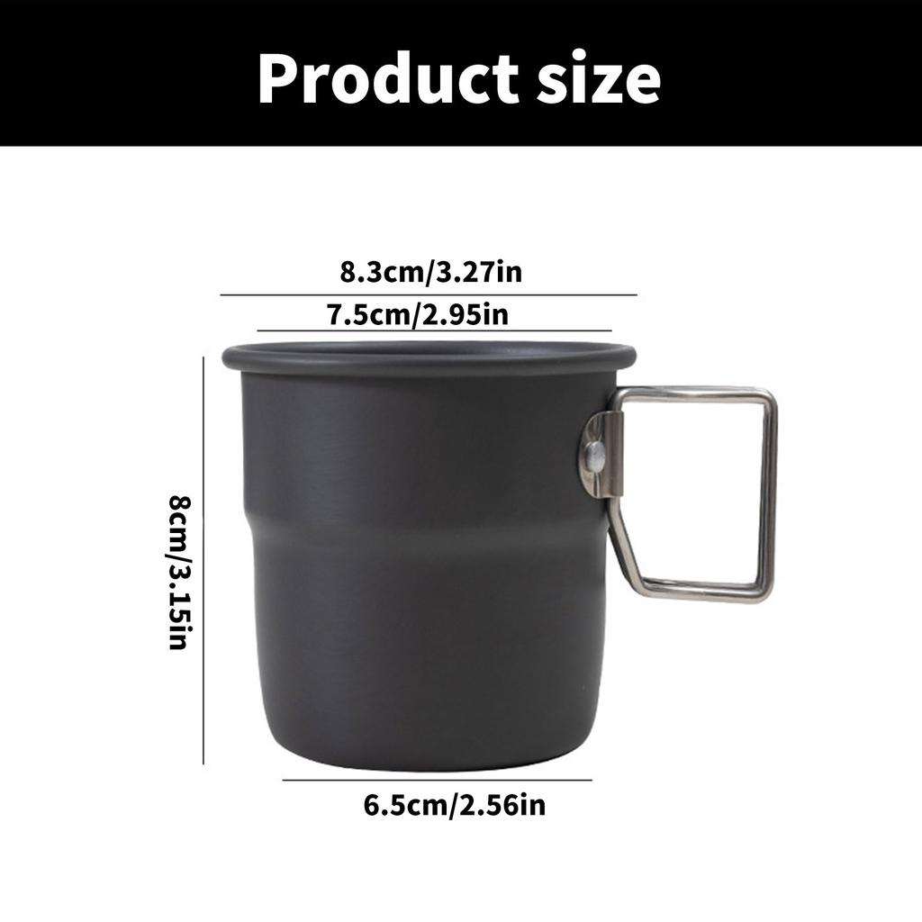 Camping Kaffeetasse Küche Kochen Trinkwasser Tasse Outdoor Küche Ausrüstung Reise Kochgeschirr Trinken Tasse Tourist Becher