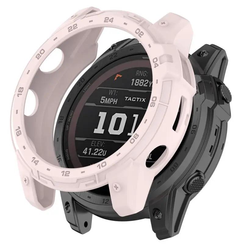 Silicone Case Cover For Garmin Enduro 2 Tactix 7 AMOLED Smart Watch Clear Soft Protective Bumper Protector Shell Tactix7 OLED