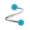 Stål Nese Ring Piercing Lepper Ring Lip Studs Twist Tragus ørering Stud Twist Helix øredobber
