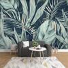Individuelle Wandmalerei Tropischer Regenwald Bananenblatt Kokospalme 3D Fototapete Wohnzimmer Schlafzimmer Küche Restaurant Dekoration