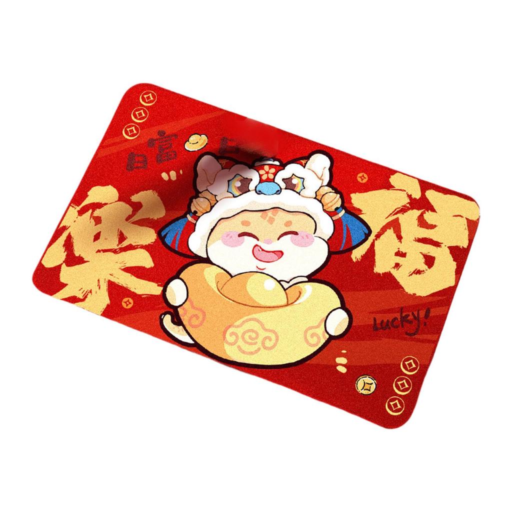 Indoor Doormat Chinese New Year Decoration Thickened Washable AntiSlip Rug Floor Mat for Hallway Bedroom Kitchen Party Office
