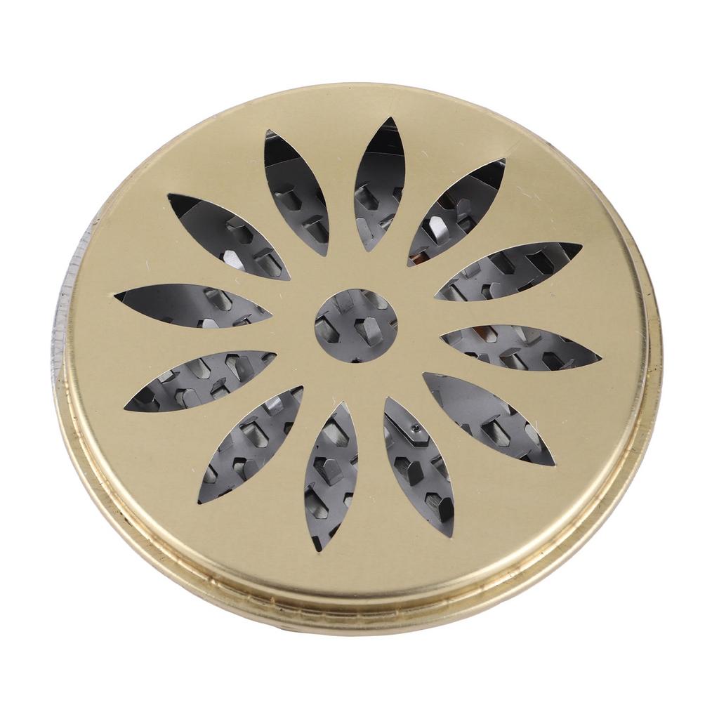 Tragbarer Weihrauchspulenhalter mit Abdeckung, Edelstahl, feuerfester Weihrauchspulenhalter für die Terrasse im Freien