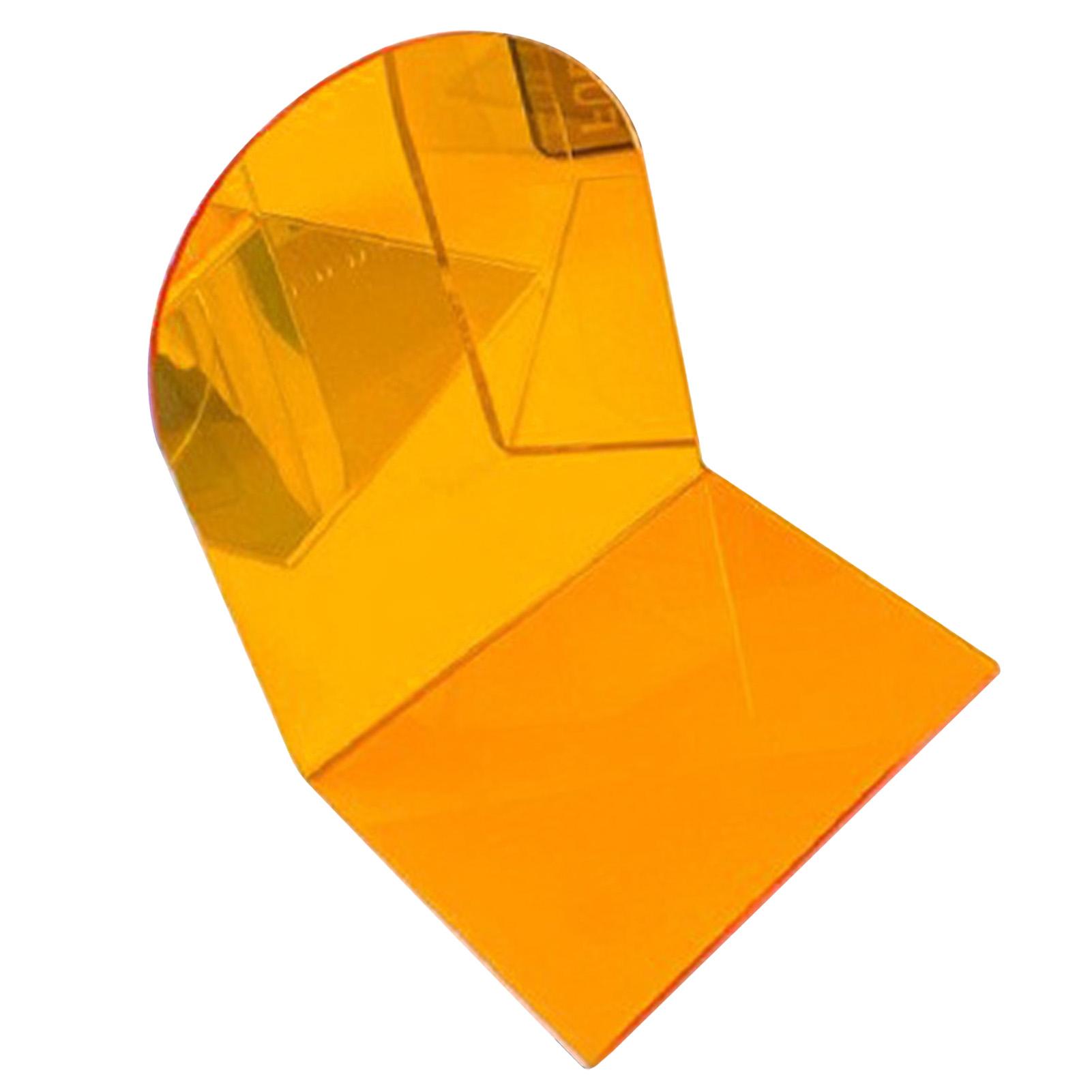 

1 пара подставок для книг, утолщенные, нескользящие, прозрачные акриловые, настольные, декоративные, тяжелые, для студента, офиса, L-образной формы оранжевый